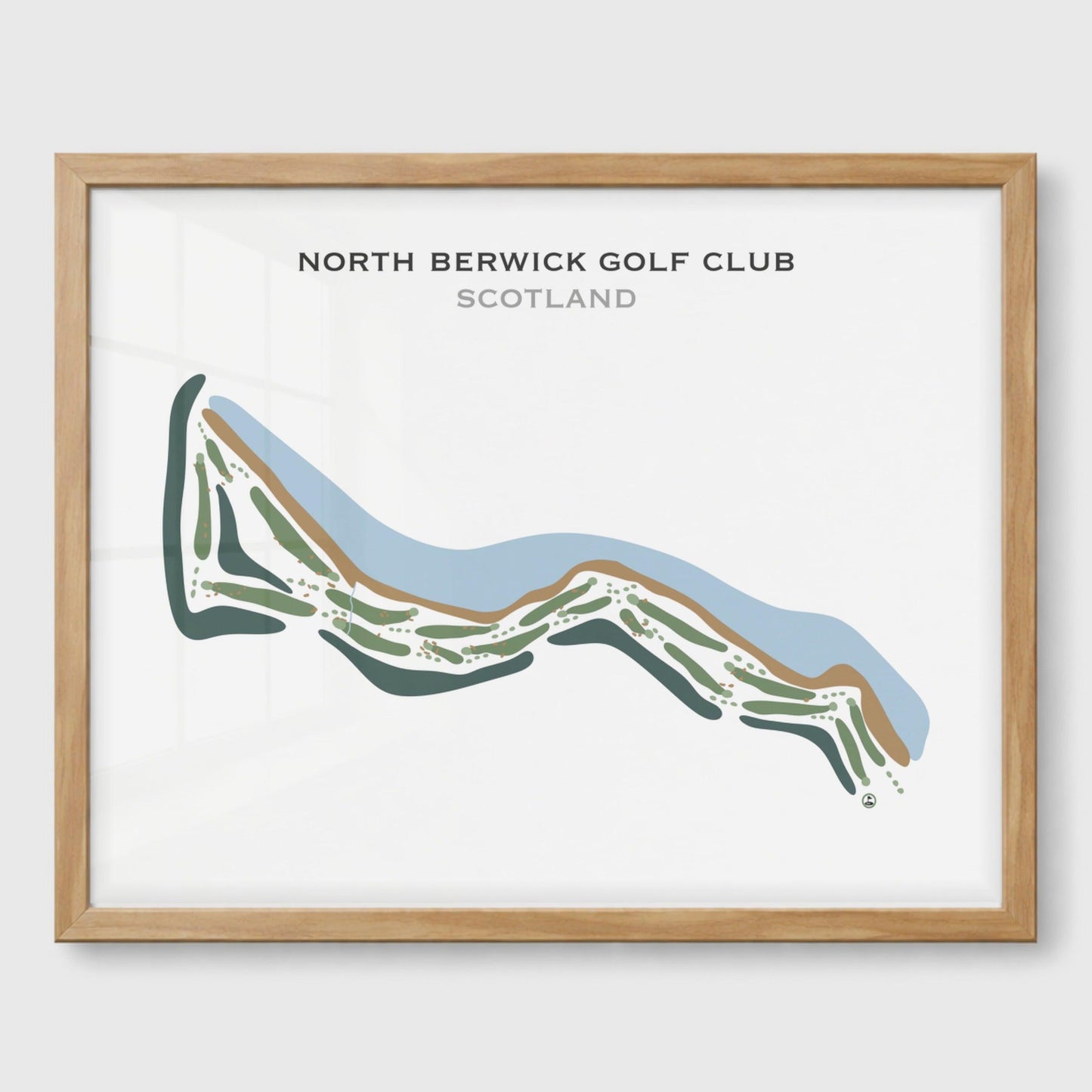 North Berwick Golf Club, Scotland - Printed Golf Courses