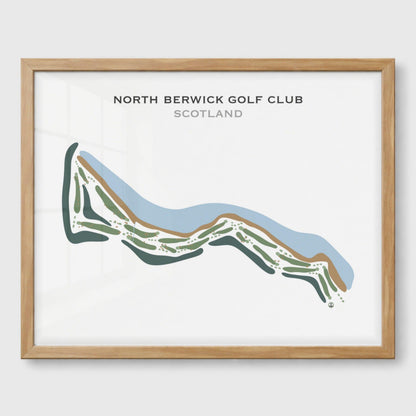 North Berwick Golf Club, Scotland - Printed Golf Courses