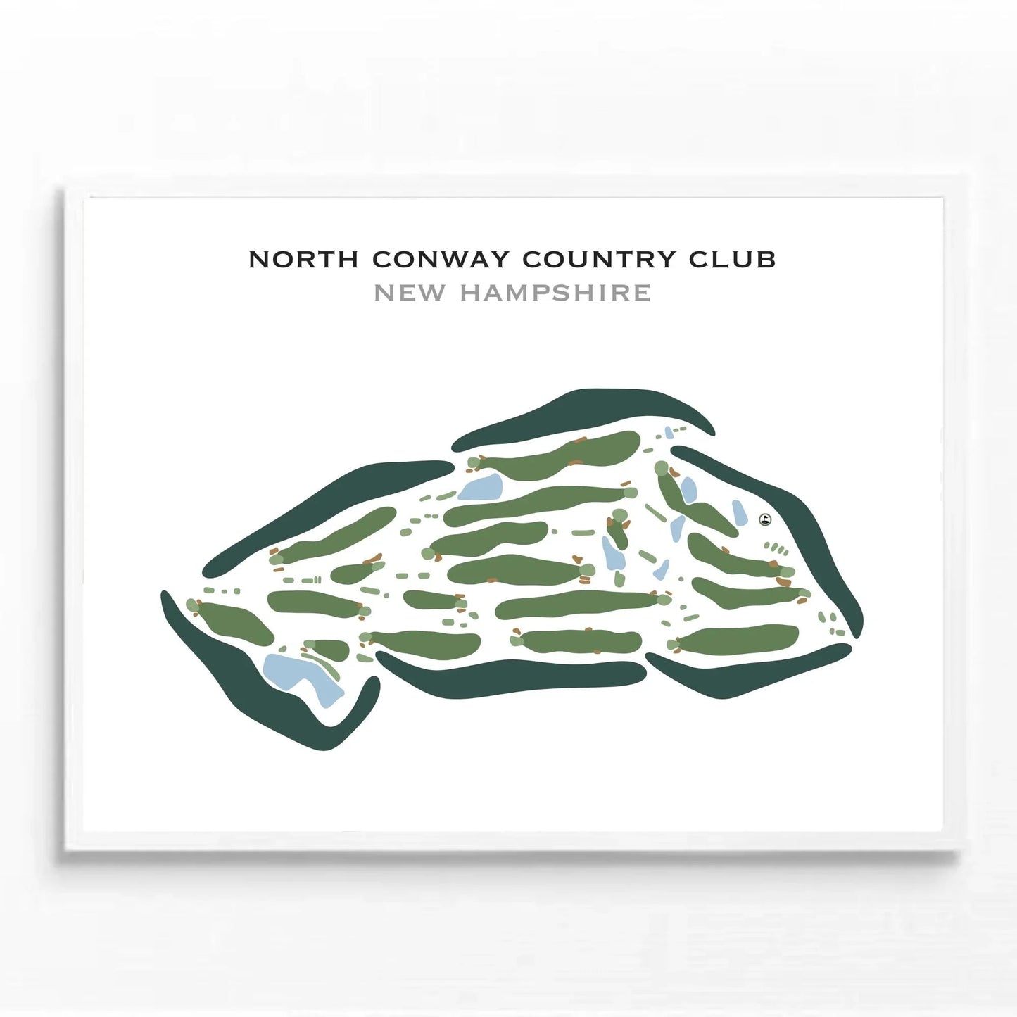North Conway Country Club, New Hampshire - Printed Golf Courses