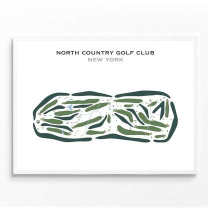 North Country Golf Club, New York - Printed Golf Courses