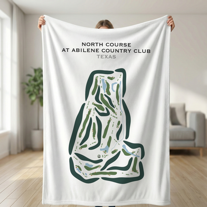 North Course at Abilene Country Club, Texas - Printed Golf Courses