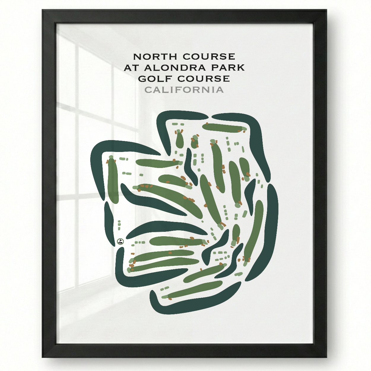 North Course at Toscana Country Club, California - Printed Golf Courses