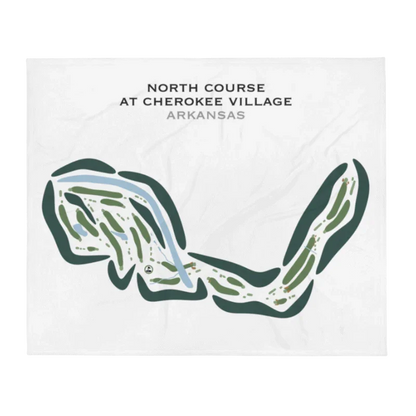 North Course at Cherokee Village, Arkansas - Printed Golf Courses