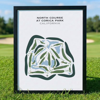 North Course at Corica Park, California - Printed Golf Courses