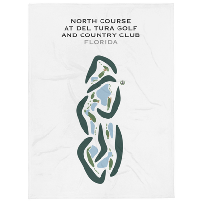 North Course at Del Tura Golf & Country Club, Florida - Printed Golf Courses