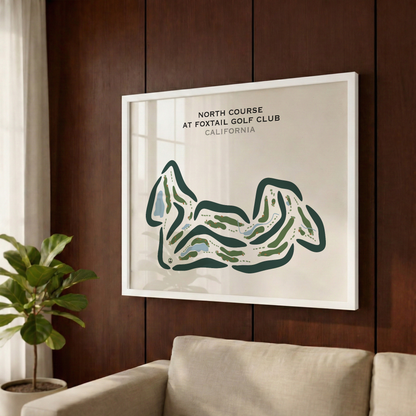 North Course at Foxtail Golf Club, California - Printed Golf Courses