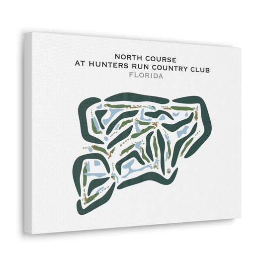 North Course at Hunters Run Country Club, Florida - Printed Golf Courses