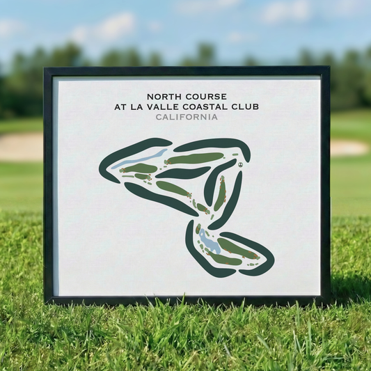 North Course at LaValle Coastal Club, California - Printed Golf Courses