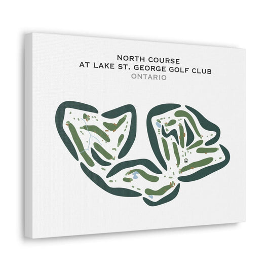 North Course at Lake St. George Golf Club, Ontario, Canada - Printed Golf Courses