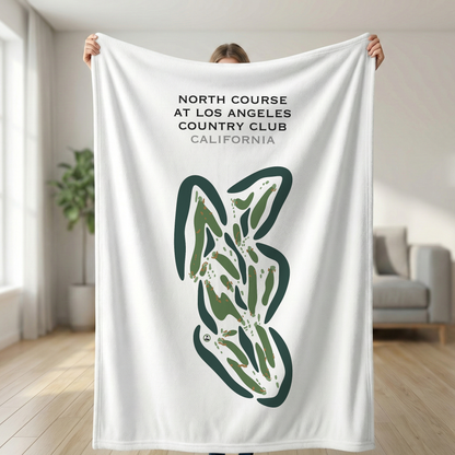 North Course at Los Angeles Country Club, California - Printed Golf Courses
