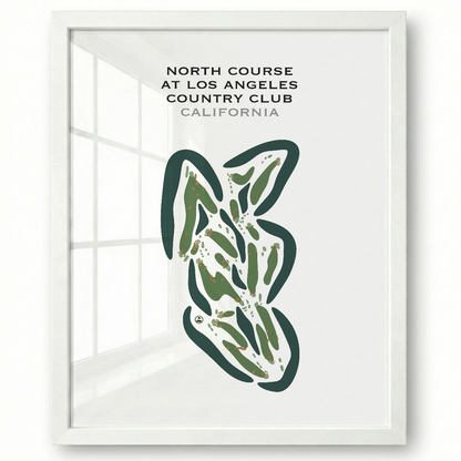 North Course at Los Angeles Country Club, California - Printed Golf Courses
