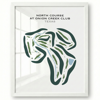 North Course at Onion Creek Club, Texas - Printed Golf Courses