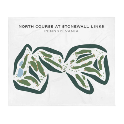 North Course at Stonewall Links, Pennsylvania - Printed Golf Courses