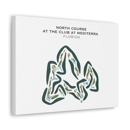 North Course at The Club at Mediterra, Florida - Printed Golf Courses