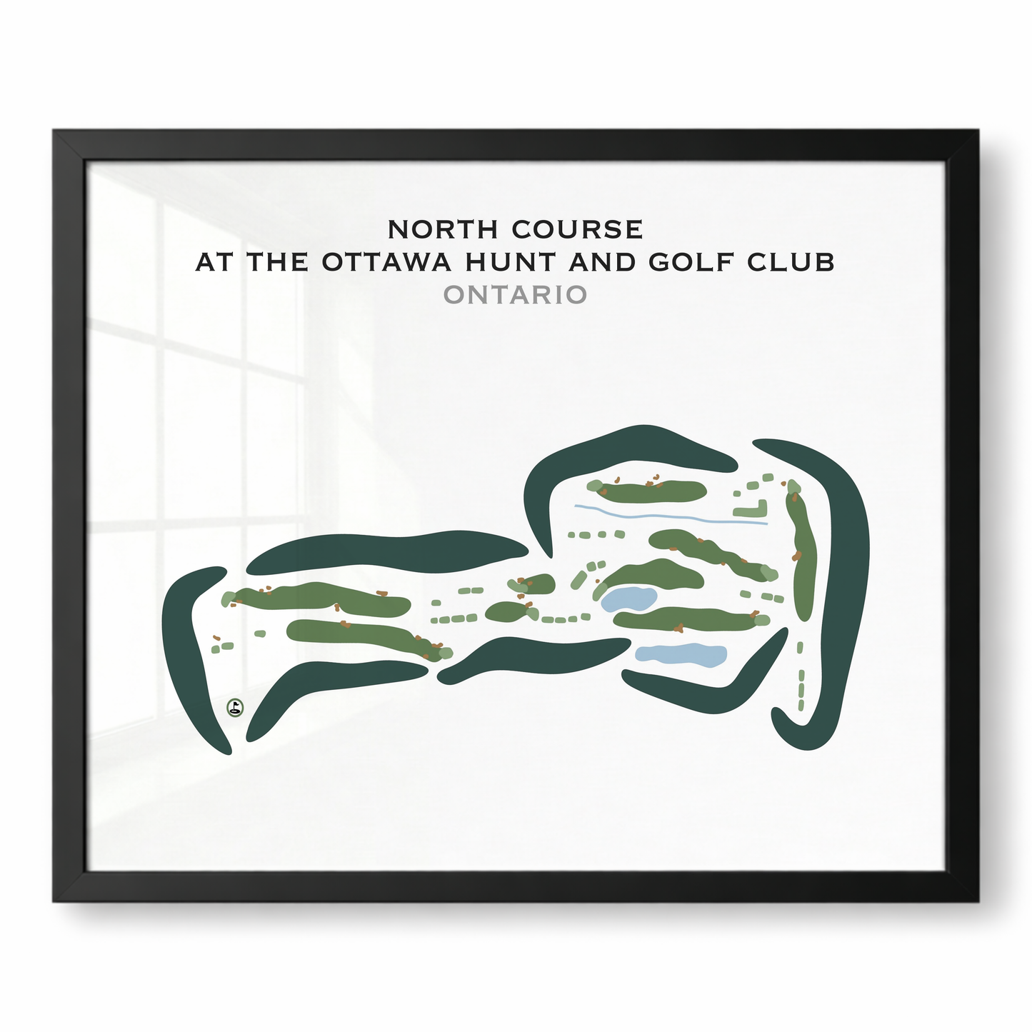 North Course at The Ottawa Hunt and Golf Club, Ontario - Printed Golf Courses