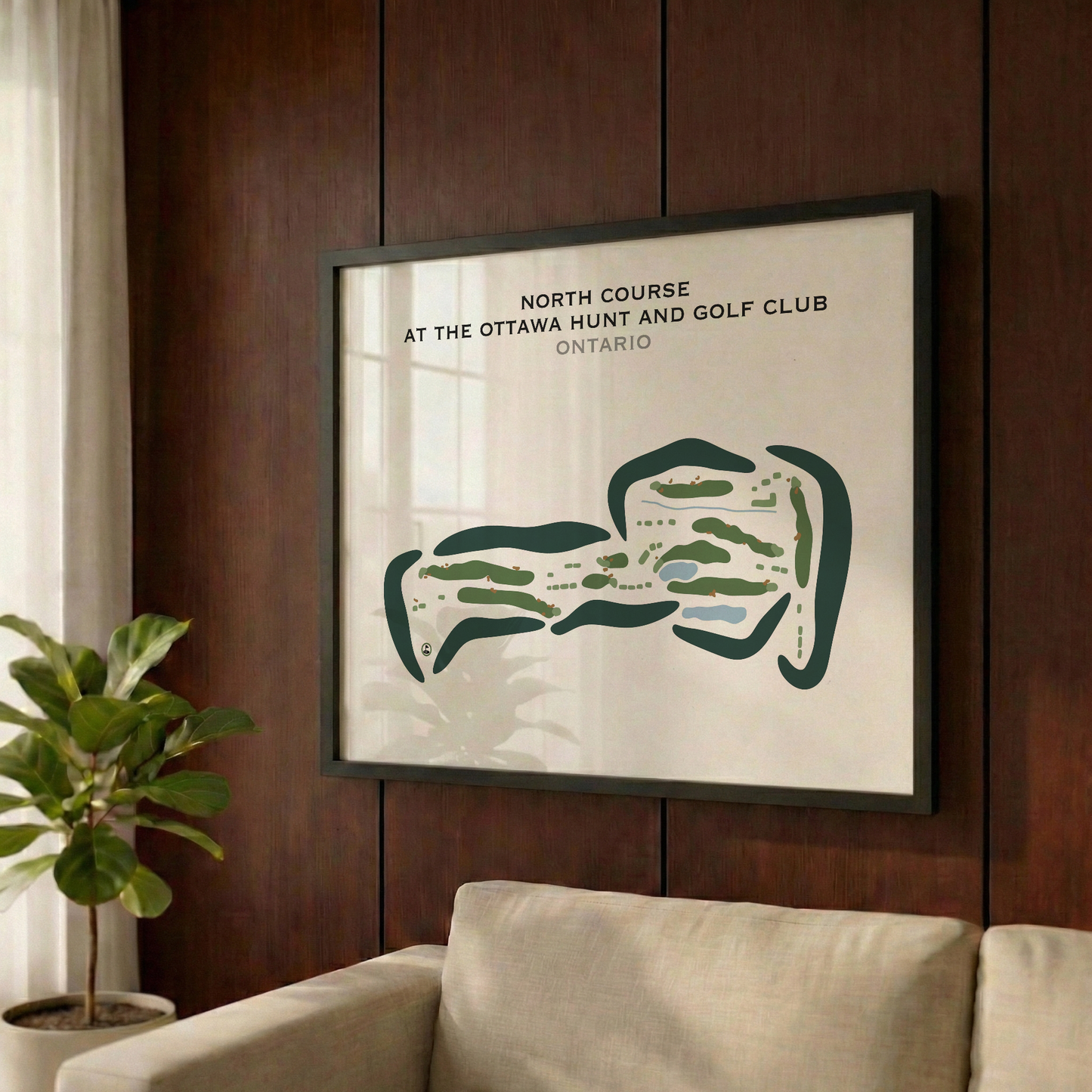 North Course at The Ottawa Hunt and Golf Club, Ontario - Printed Golf Courses