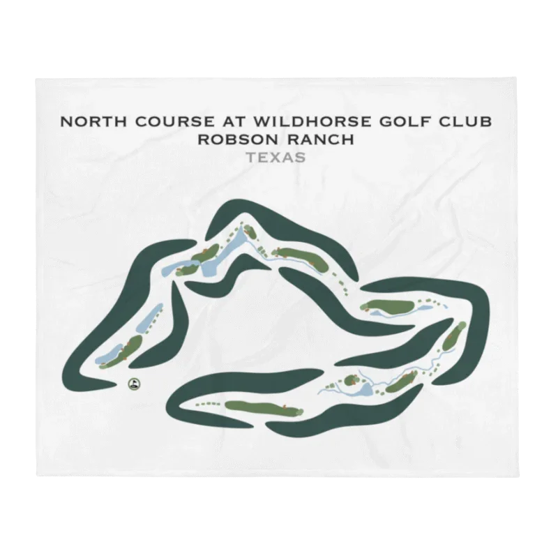 North Course at Wildhorse Golf Club at Robson Ranch, Texas - Printed Golf Courses