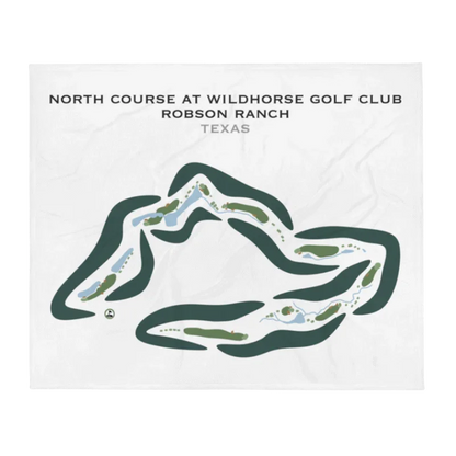North Course at Wildhorse Golf Club at Robson Ranch, Texas - Printed Golf Courses
