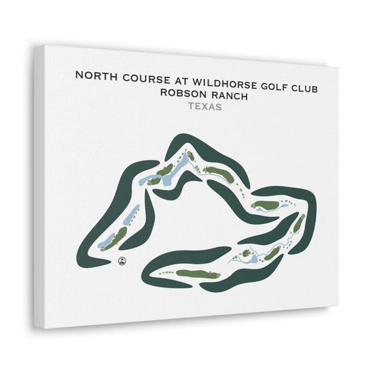 North Course at Wildhorse Golf Club at Robson Ranch, Texas - Printed Golf Courses
