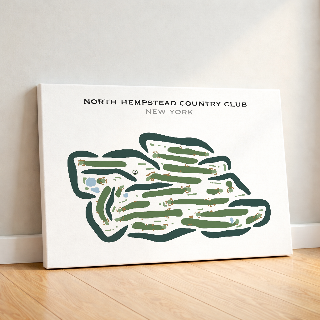 North Hempstead Country Club, New York - Printed Golf Courses
