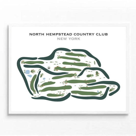 North Hempstead Country Club, New York - Printed Golf Courses