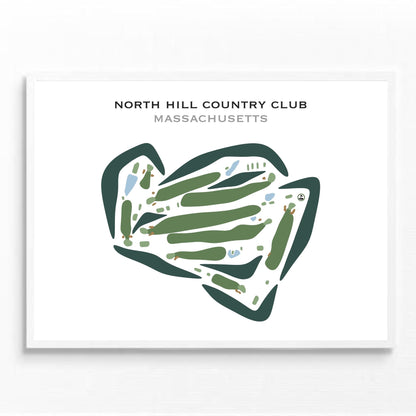 North Hill Country Club, Massachusetts - Printed Golf Courses