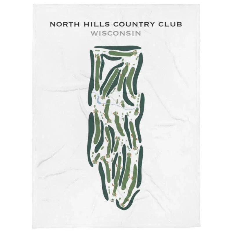 North Hills Country Club, Wisconsin - Printed Golf Course