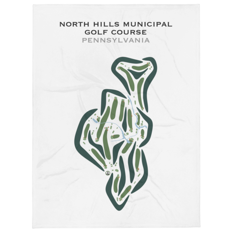 North Hills Municipal Golf Course, Corry, Pennsylvania - Printed Golf Courses