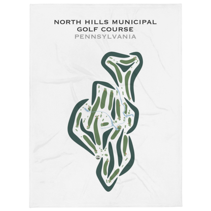 North Hills Municipal Golf Course, Corry, Pennsylvania - Printed Golf Courses