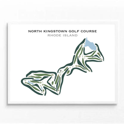 North Kingstown Golf Course, Rhode Island - Printed Golf Courses