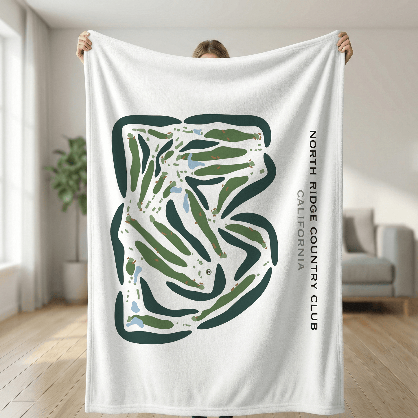 North Ridge Country Club, California - Printed Golf Courses