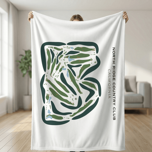 North Ridge Country Club, California - Printed Golf Courses
