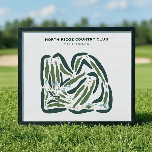 North Ridge Country Club, California - Printed Golf Courses