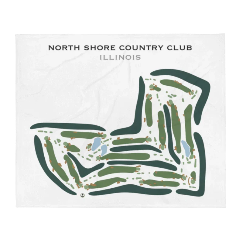 North Shore Country Club, Illinois - Printed Golf Courses