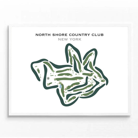 North Shore Country Club, New York - Printed Golf Courses
