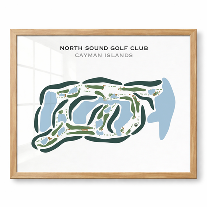 North Sound Golf Club, Cayman Islands - Printed Golf Courses