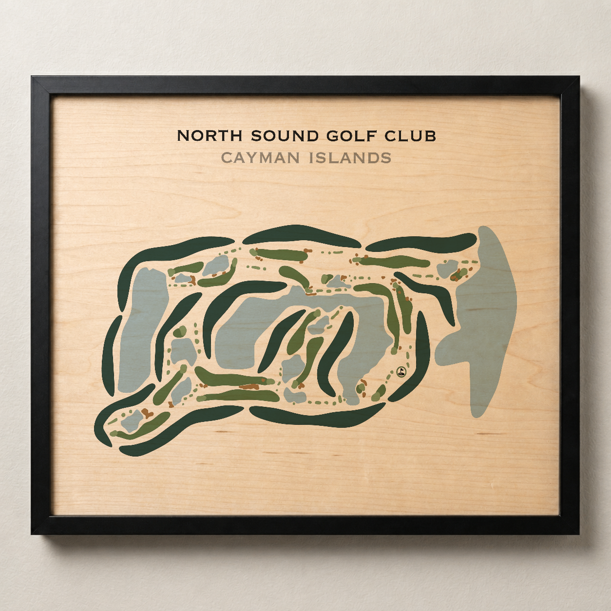 North Sound Golf Club, Cayman Islands - Printed Golf Courses
