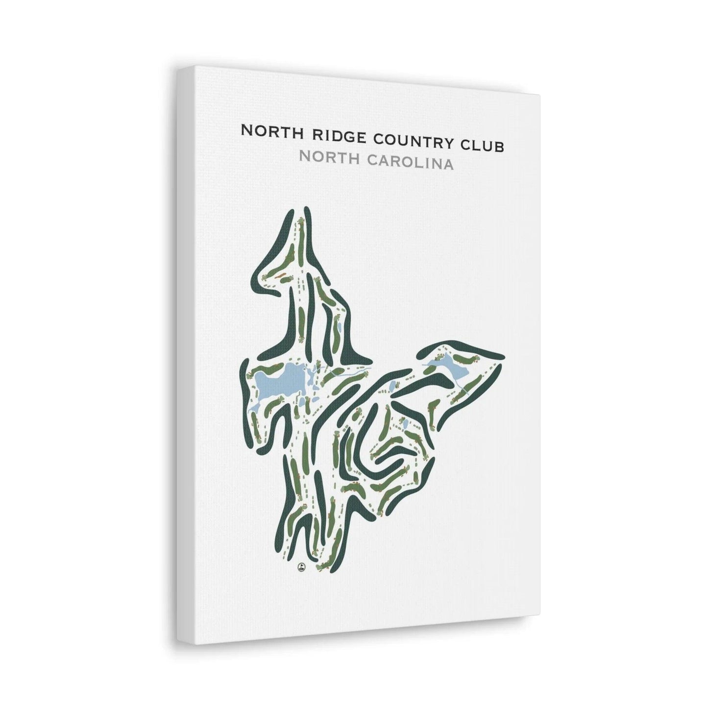 North Ridge Country Club, North Carolina - Printed Golf Course