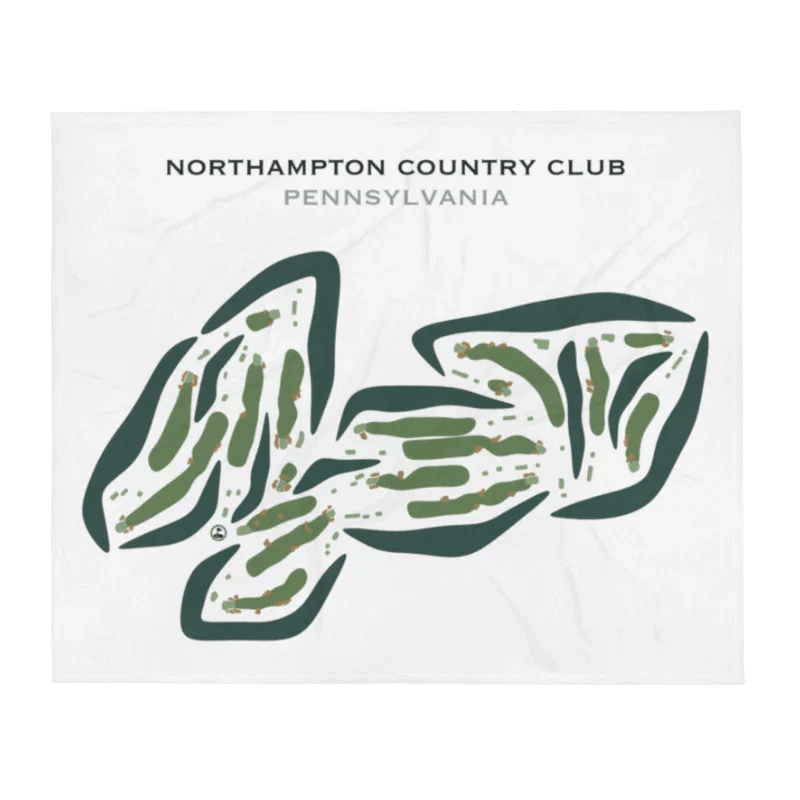 Northampton Country Club, Pennsylvania - Printed Golf Courses