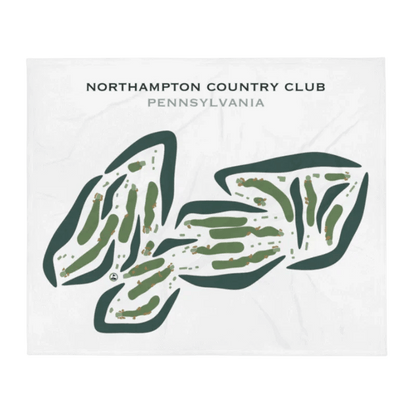Northampton Country Club, Pennsylvania - Printed Golf Courses