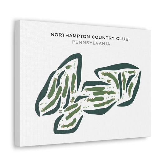 Northampton Country Club, Pennsylvania - Printed Golf Courses