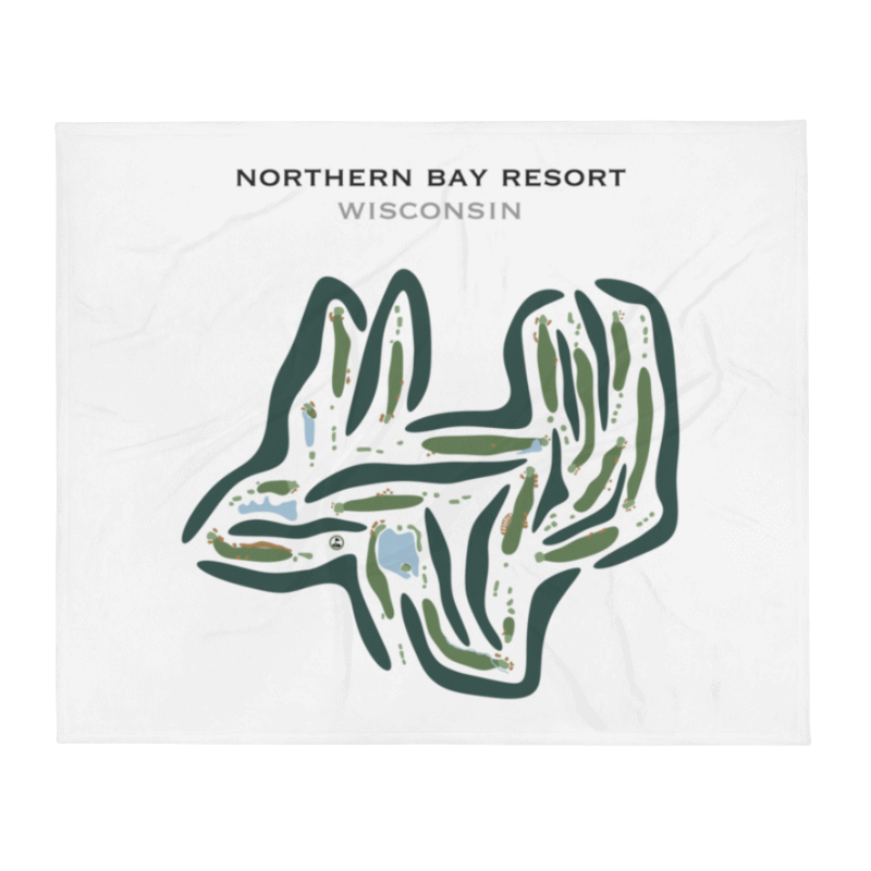 Northern Bay Resort, Wisconsin - Printed Golf Courses