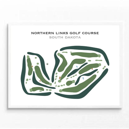 Northern Links Golf Course, South Dakota - Printed Golf Courses