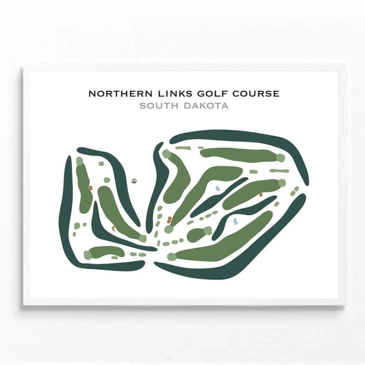 Northern Links Golf Course, South Dakota - Printed Golf Courses