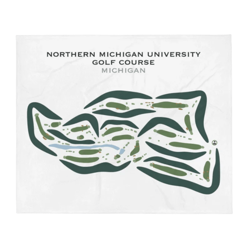 Northern Michigan University Golf Course, Michigan - Printed Golf Courses