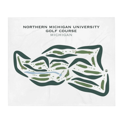 Northern Michigan University Golf Course, Michigan - Printed Golf Courses