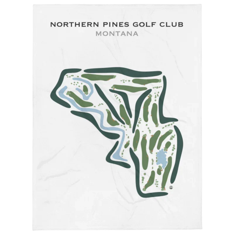 Northern Pines Golf Club, Montana - Printed Golf Course