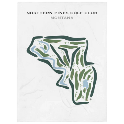 Northern Pines Golf Club, Montana - Printed Golf Course