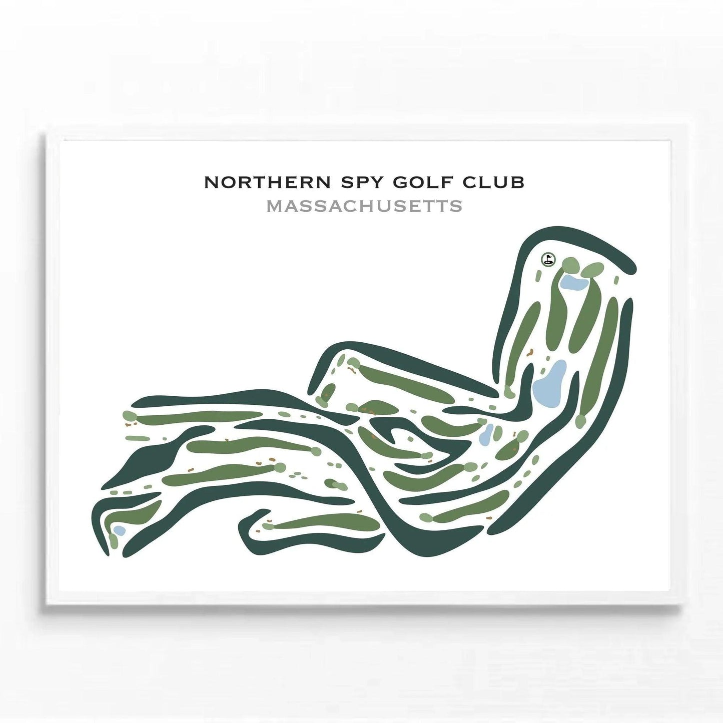Northern Spy Golf Club, Massachusetts - Printed Golf Courses