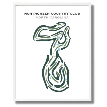 Northgreen Country Club, North Carolina - Printed Golf Courses